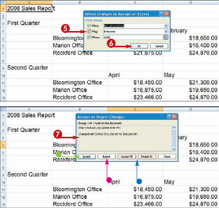 Track and Review Workbook Changes