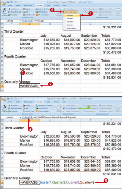 Reference Ranges in Formulas