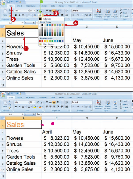 Change Data Color