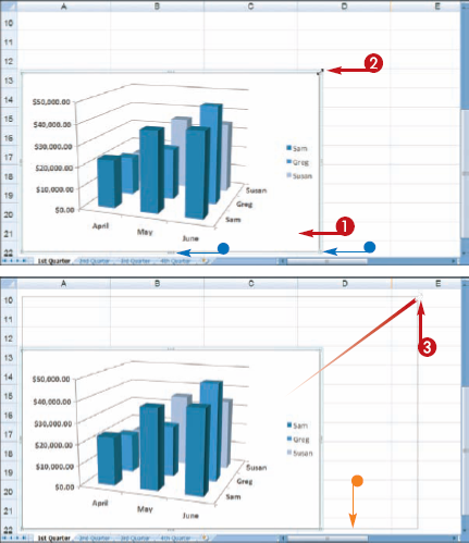 Move and Resize Charts