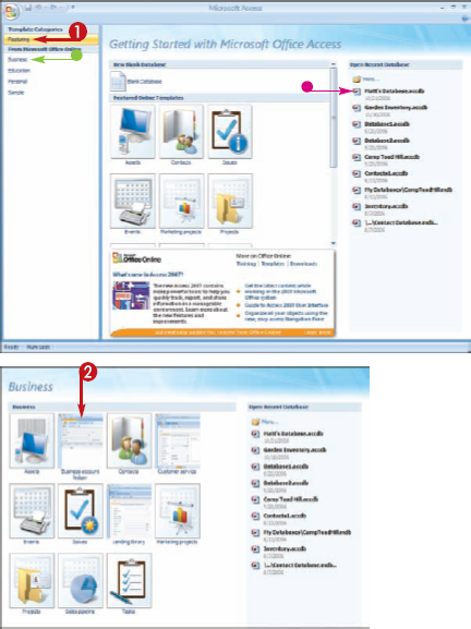 Create a Database Based on a Template