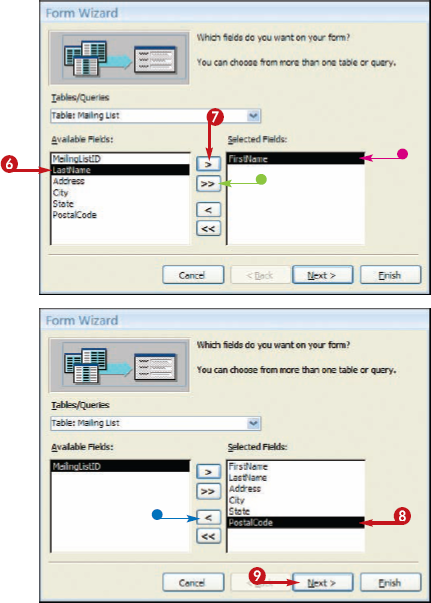 Create a Form Using a Wizard