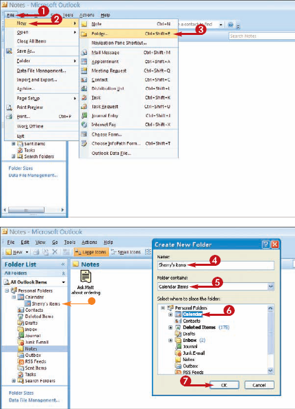 Organize Outlook Items