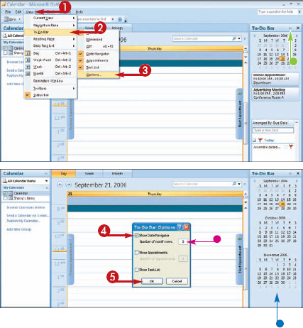 Customize the To-Do Bar