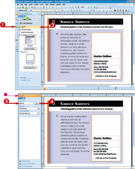 Add Clip Art to a Publication