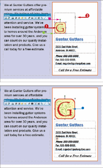 Resize a Publication Object