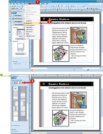 Edit the Background Page