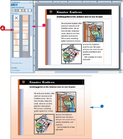 Edit the Background Page