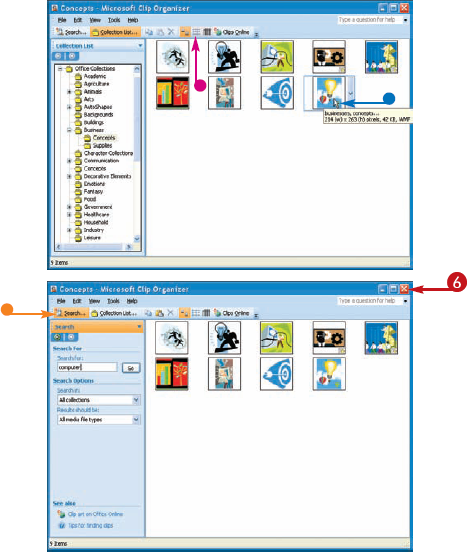 View Clip Art with the Clip Organizer