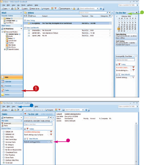 View Outlook Components