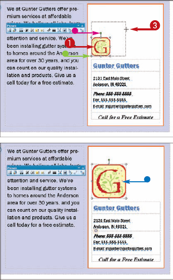 Resize a Publication Object