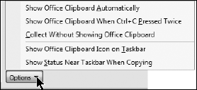 You can prevent the Office Clipboard from appearing automatically.