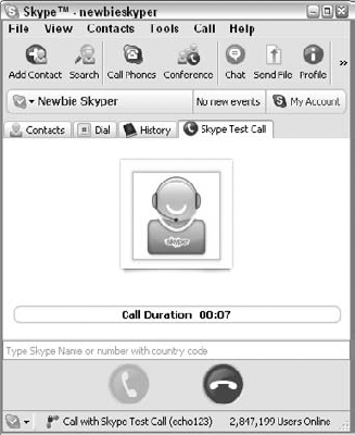 Use the Skype Call Testing Service to pave the way for smooth calling.