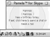 Pamela offers a sweet birthday reminder.