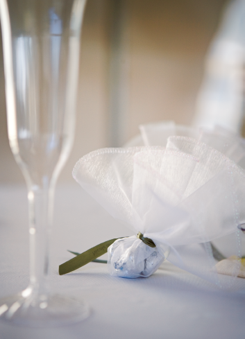 Almost any venue offers opportunities for still-life images, such as this image spotlighting wedding favors for guests. Taken at ISO 100, f/2.8, 1/500 sec. using a Canon EF 24–70mm f/2.8L USM lens set to 68mm.