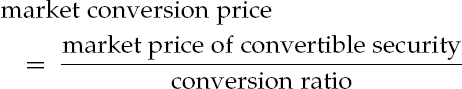 Market Conversion Price