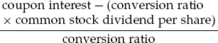 Measuring the Convertible Bond's Income Advantage