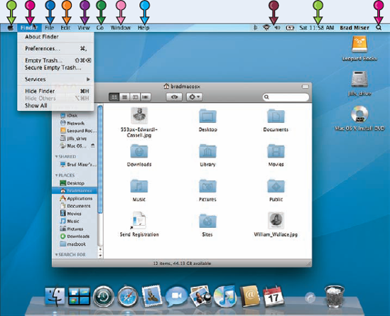 Explore the Mac OS X Desktop