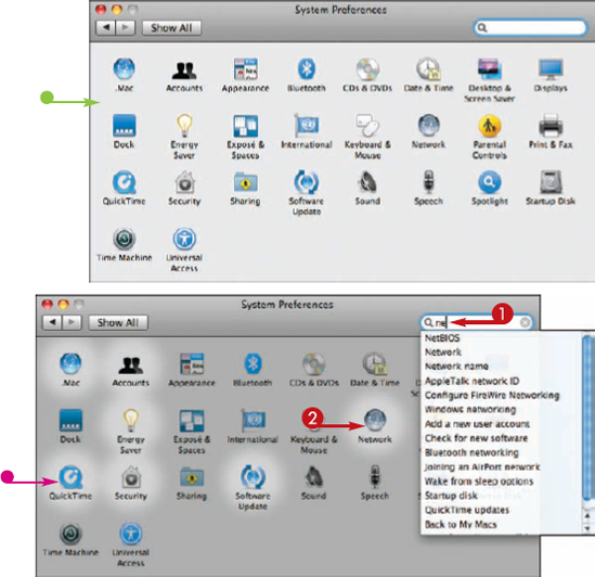 Explore the System Preferences Application