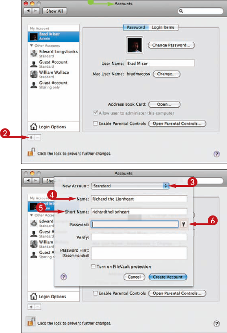 Create and Configure User Accounts