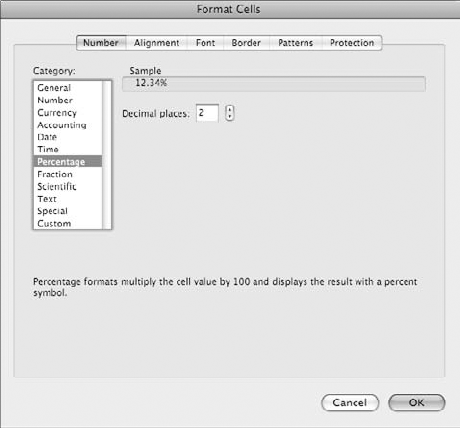 Percentages are a useful way to display fractional data.