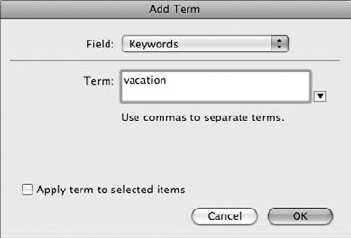 Add terms for customizable fields.