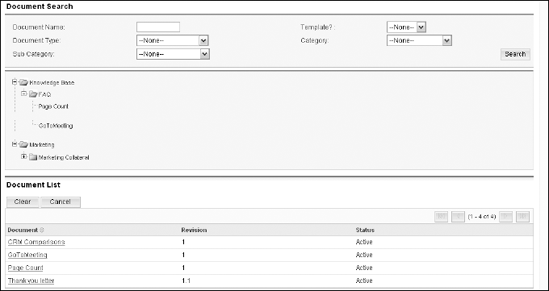 Adding a related document to a new document.