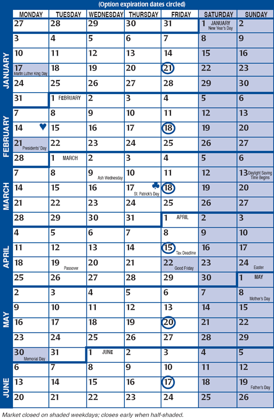 2011 STRATEGY CALENDAR