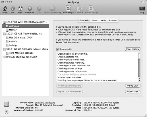 Use Disk Utility to check the integrity of your drive and files.