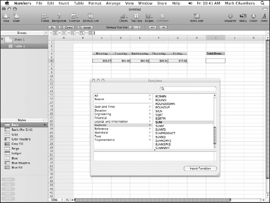 If you have to use formulas, at least Numbers can enter them for you.