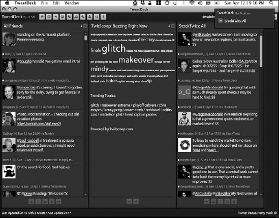 Put Twitter on your desktop with a client such as TweetDeck.