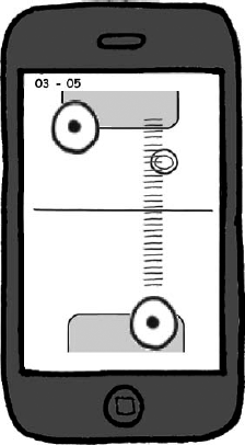 Mock-up of stun blast being fired