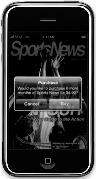 Application demonstrating In App Purchase