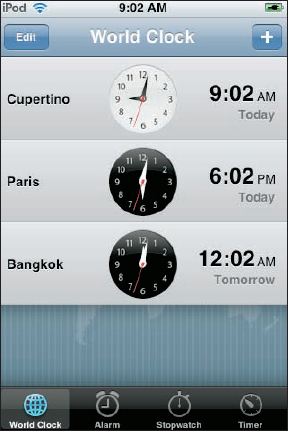 Add a clock for any time zone.