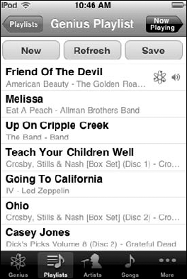 The Genius playlist created from the song "Friend of the Devil" by the Grateful Dead.