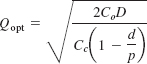 The Production Quantity Model