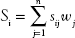 A sample project selection form, an unweighted 0–1 scoring model.