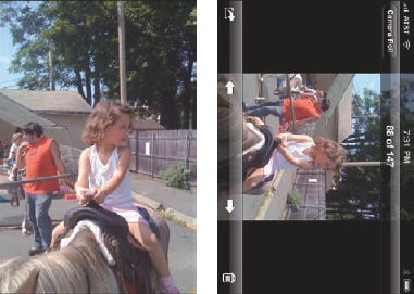 The same picture in portrait (left) and landscape (right) modes.