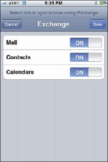 Keeping Mail, Contacts, and Calendars in sync.