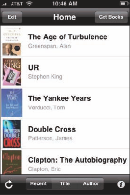 Tap to read a book in your Kindle library.