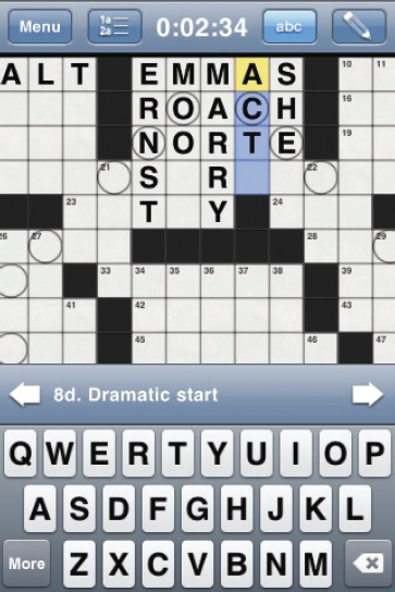 The New York Times's officially blessed puzzle app
