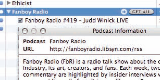 Tracking down the podcast's RSS feed