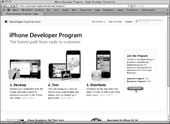 The iPhone Developer Program overview.