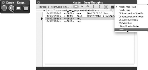 Use the Mini Debugger to pause program execution and check out the code.
