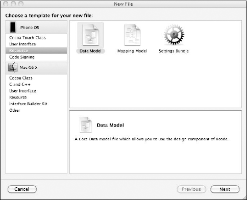 Create a data model.