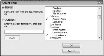 The name of the dialog box is Select Item, but you can select more than one in its list box.