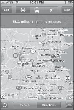 Programming driving directions