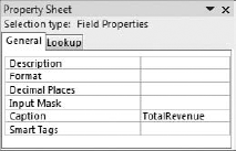 Using the Property Sheet dialog box for field properties is an alternate way of defining an alias for your field.