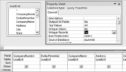 Running a Make-Table query with the Unique Values property set to Yes ensures that your resulting table contains no duplicates.