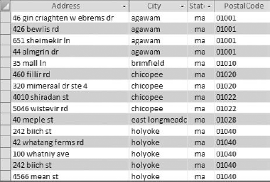 The address field is in all lowercase letters.